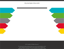 Tablet Screenshot of my-europe-visa.com